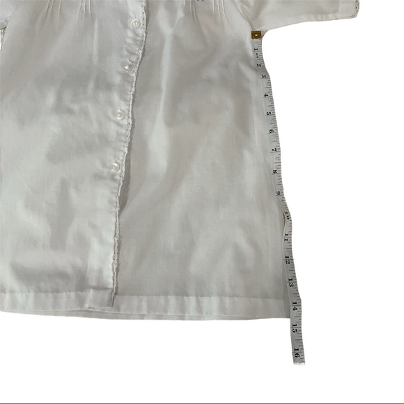 Vintage Strasburg by Sheree Aust Girl’s Dress White Floral Embroidery Sz 6-12 Mo - Picture 10 of 11